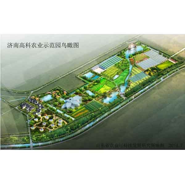 附圖14：生態(tài)濕地規(guī)劃鳥瞰圖